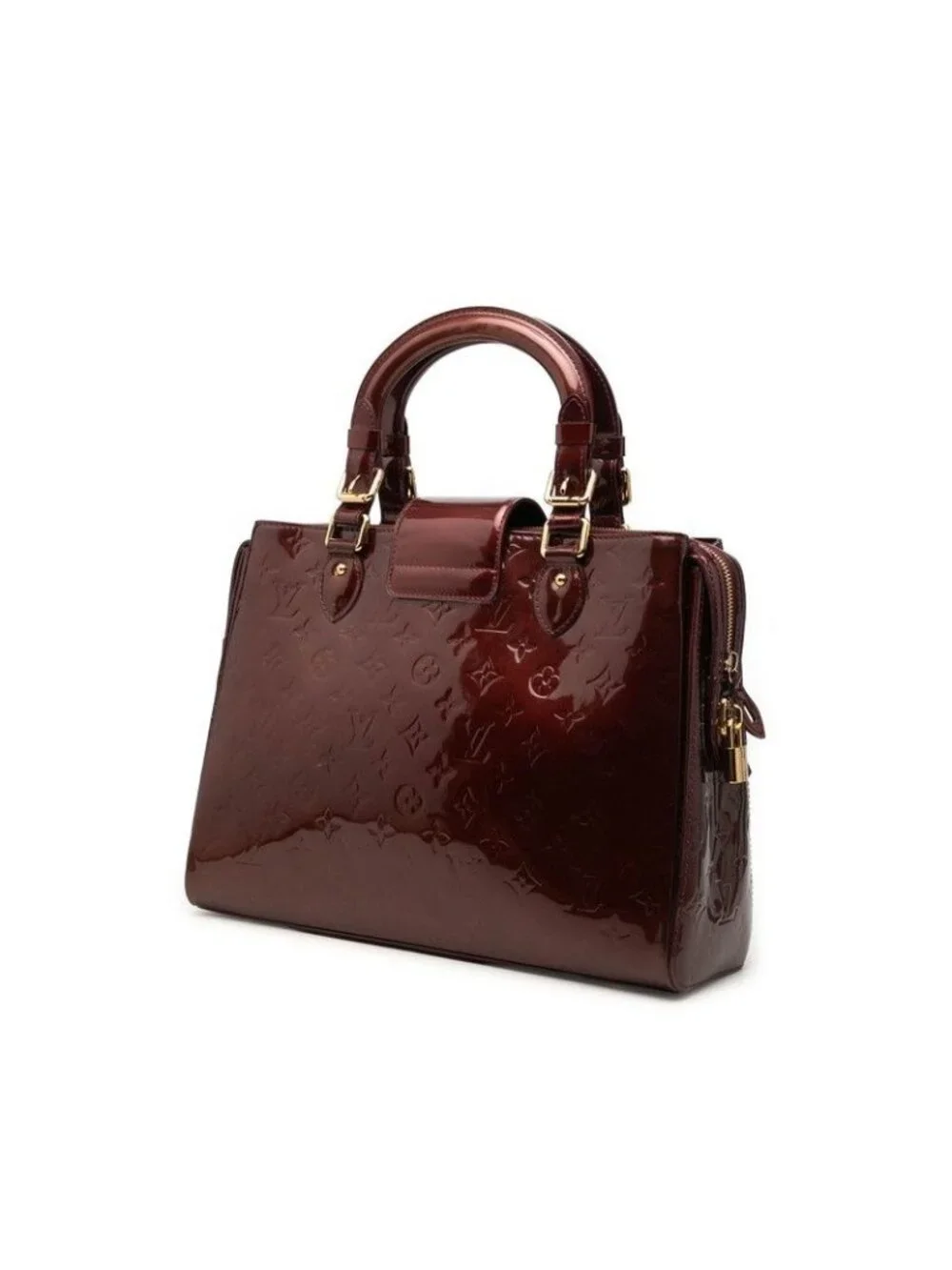 Louis Vuitton Monogram Vernis Merrose Avenue Tote Rouge Fauvist Patent Leather